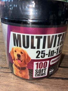 Multivitamin 25-in-1 Complex Soft Chews for Dogs - Purple